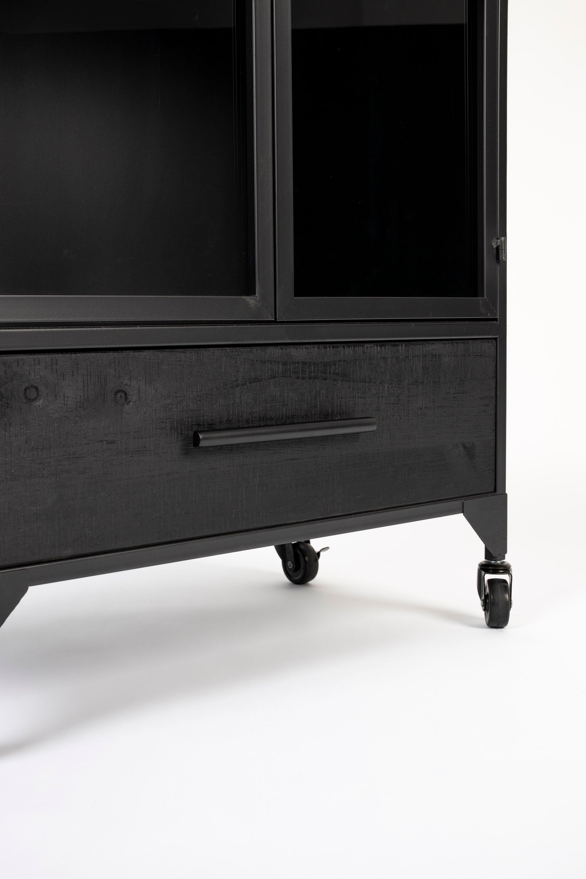 Ferre Black & Glass Low Display Unit